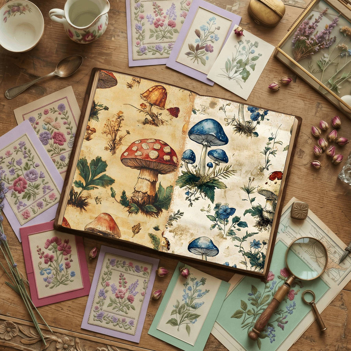 Mushroom Digital Papers