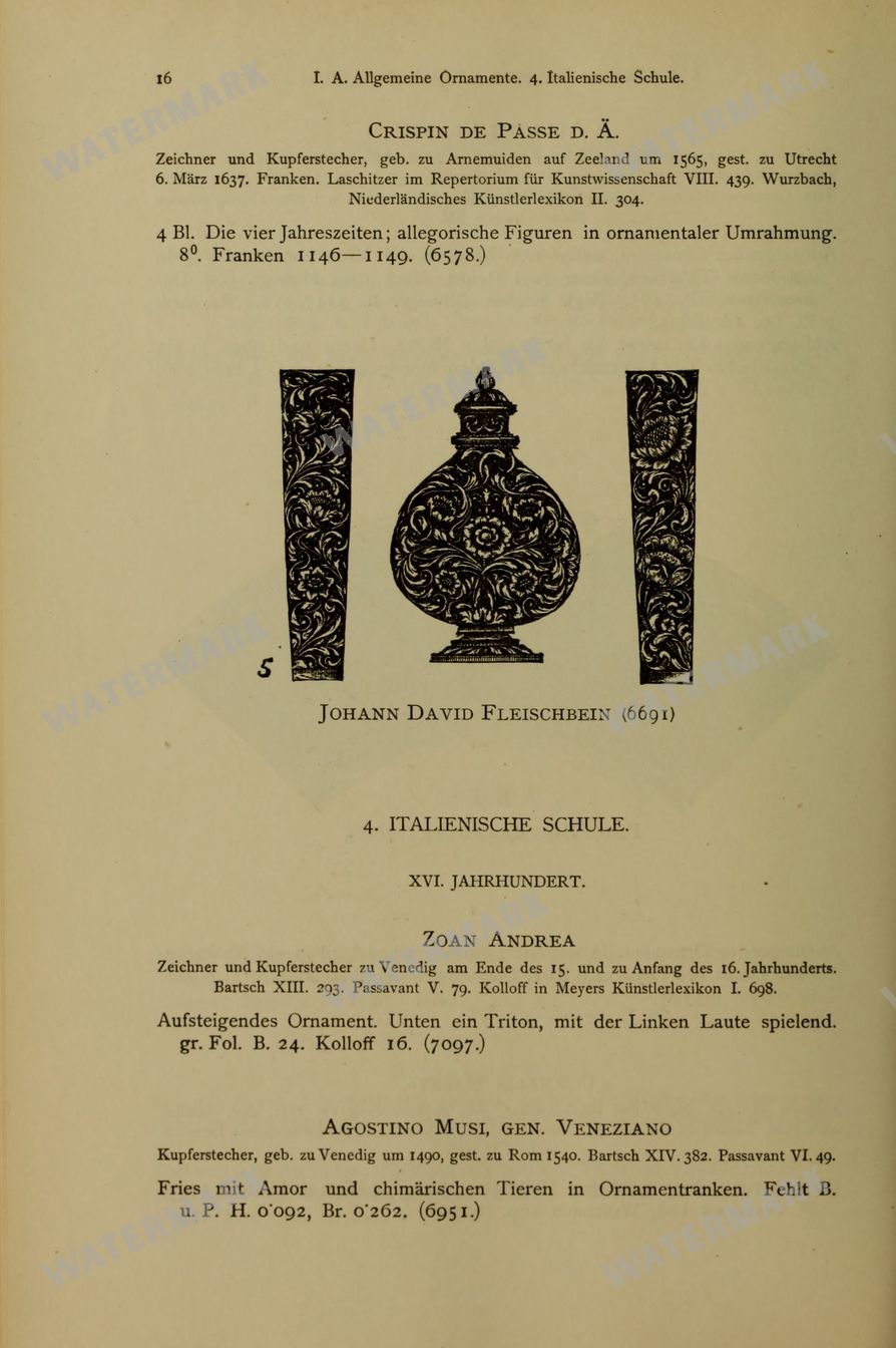 Ornament Book Vintage Prints