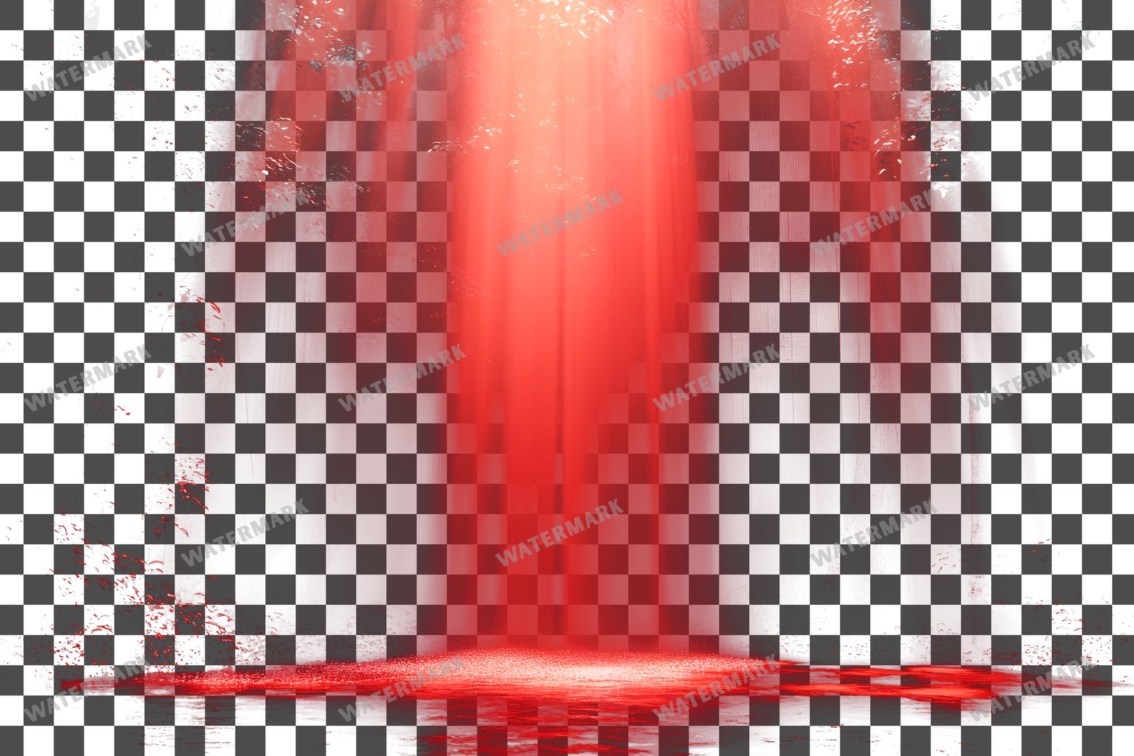 Red Lighting Dramatic Shadows Transparent Overlay Pngs