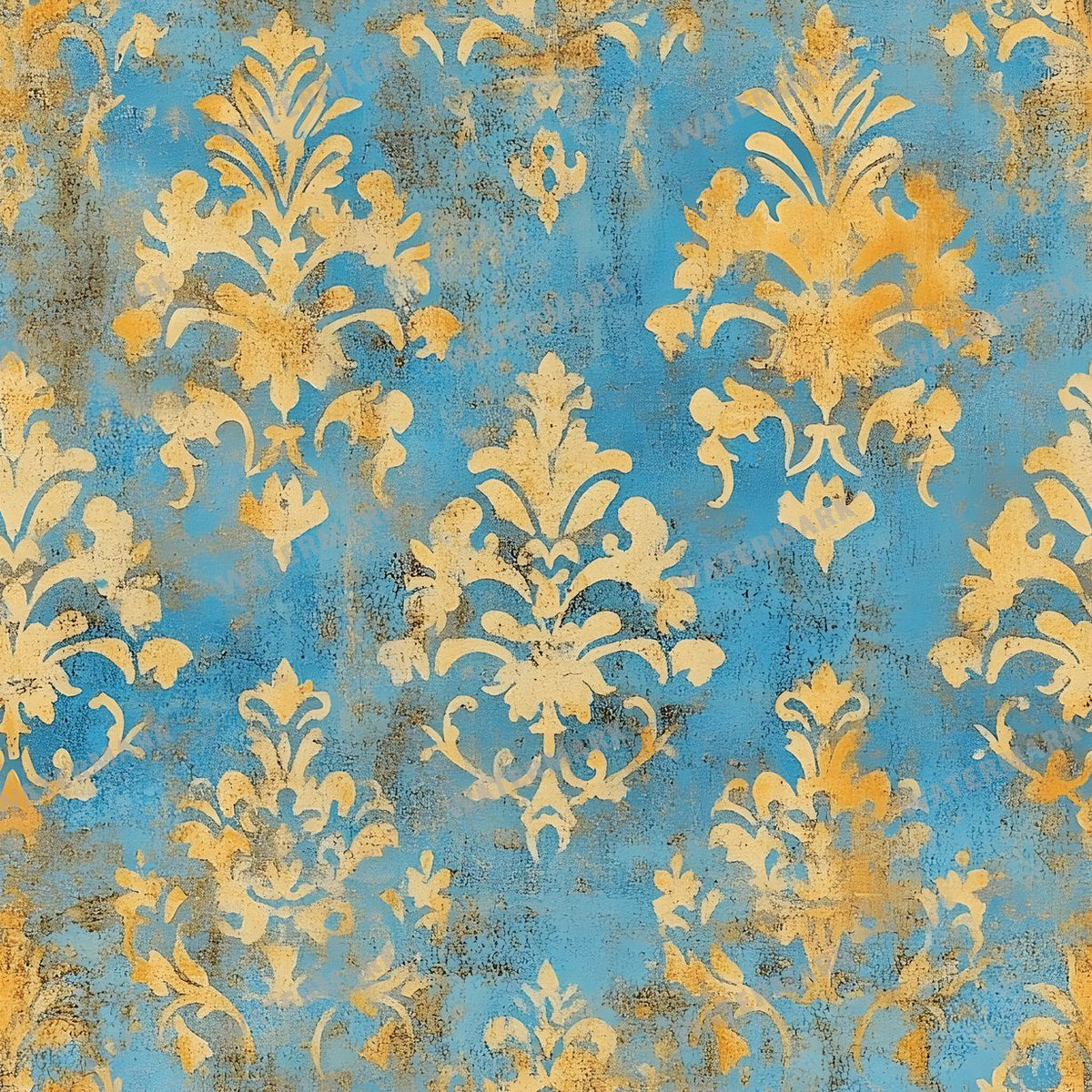 Regal Damask seamless pattern digital paper, repeating design 7