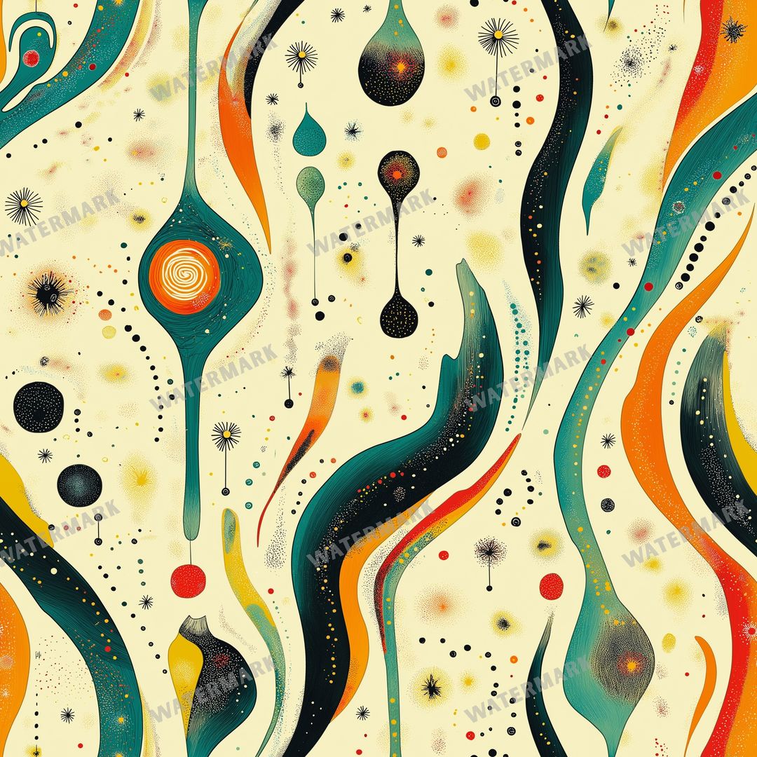 Space And Celestial Seamless Pattern