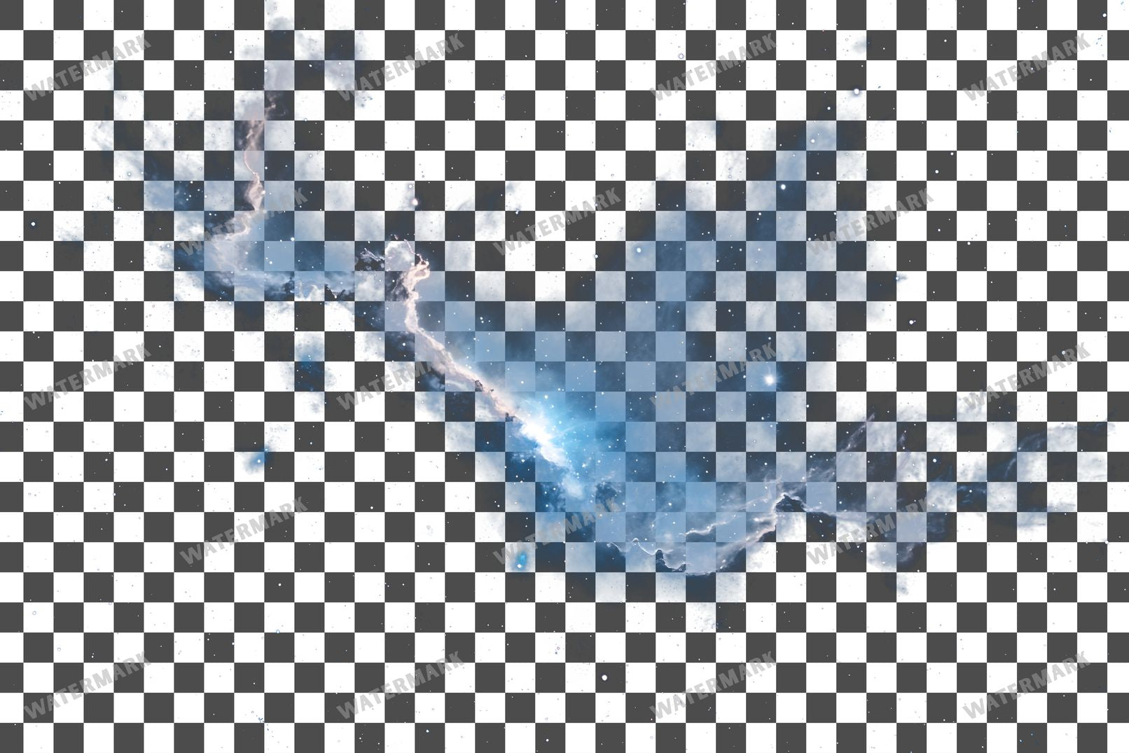 Starry Nebula Transparent Overlay Pngs