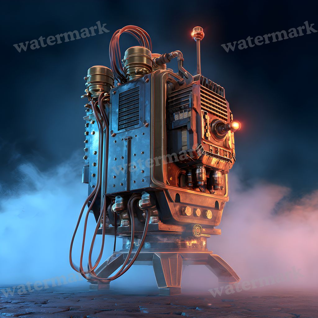 Steampunk Machine Frame Backdrop Images