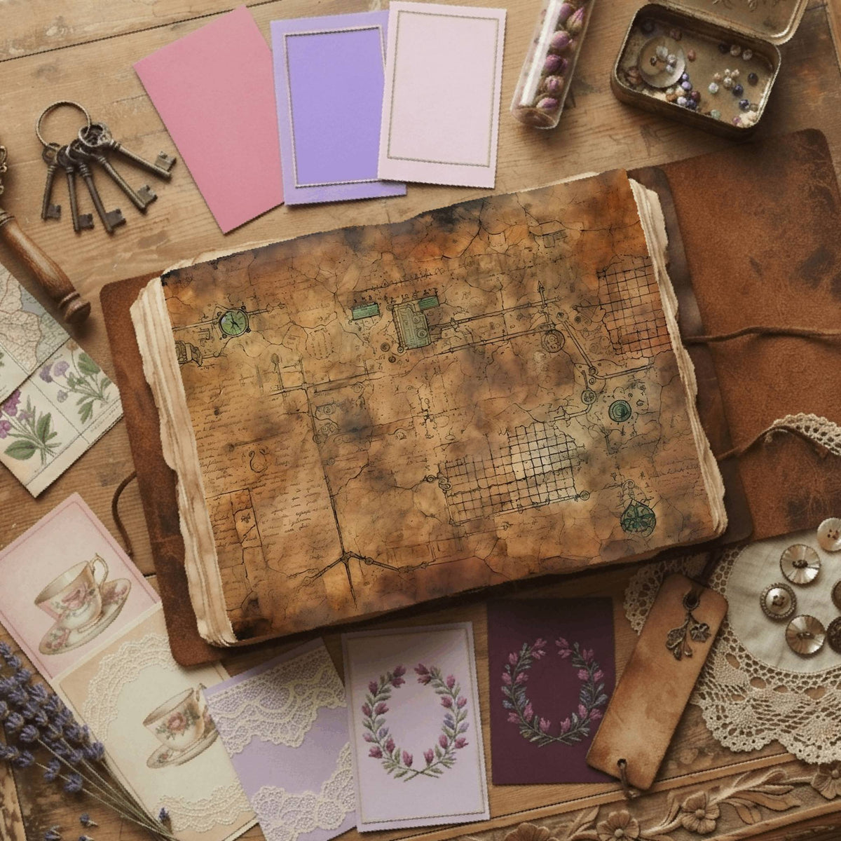 Steampunk Digital Papers