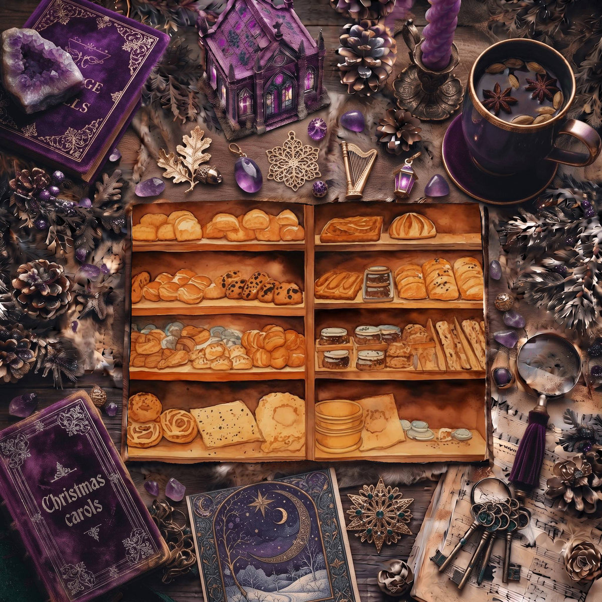 The Bakery printable junk journal paper, page preview 7