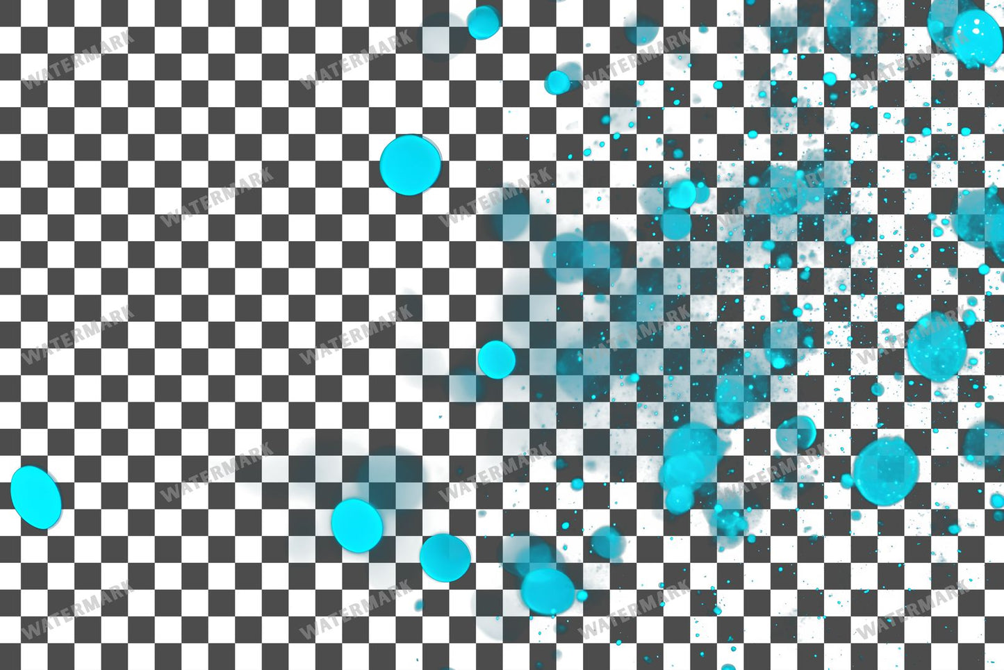 Turquoise Light Transparent Overlay Pngs