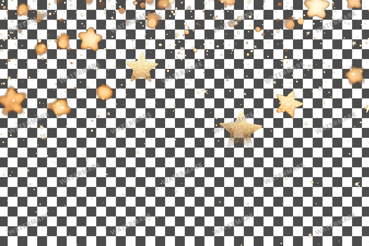 Twinkling Stars Transparent Overlay Pngs
