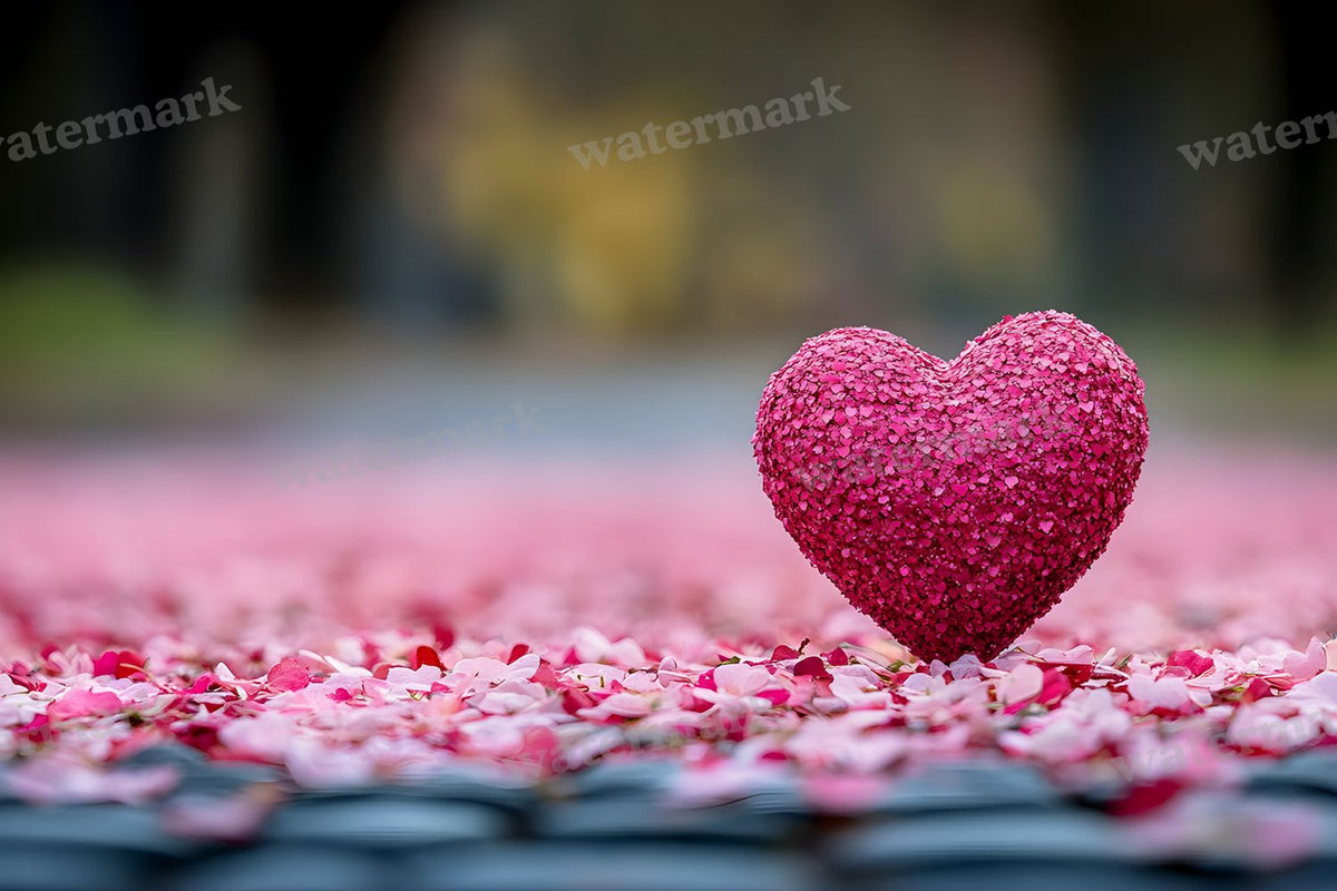 Valentine digital photo backdrop for photo editing, preview 6