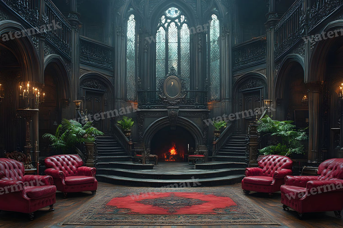 Victorian Cinematics digital photo backdrop for photo editing, preview 6