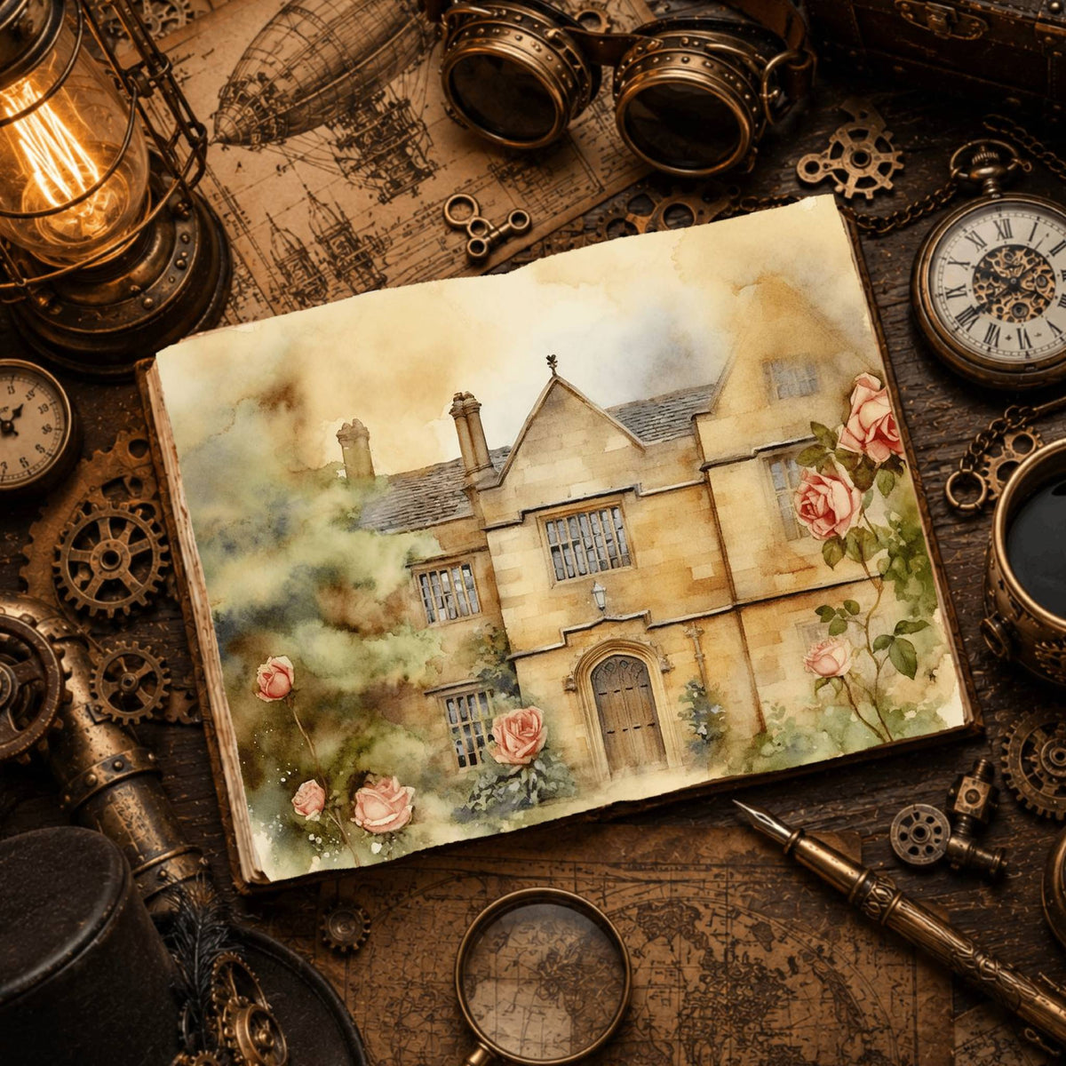 Victorian Garden Digital Papers