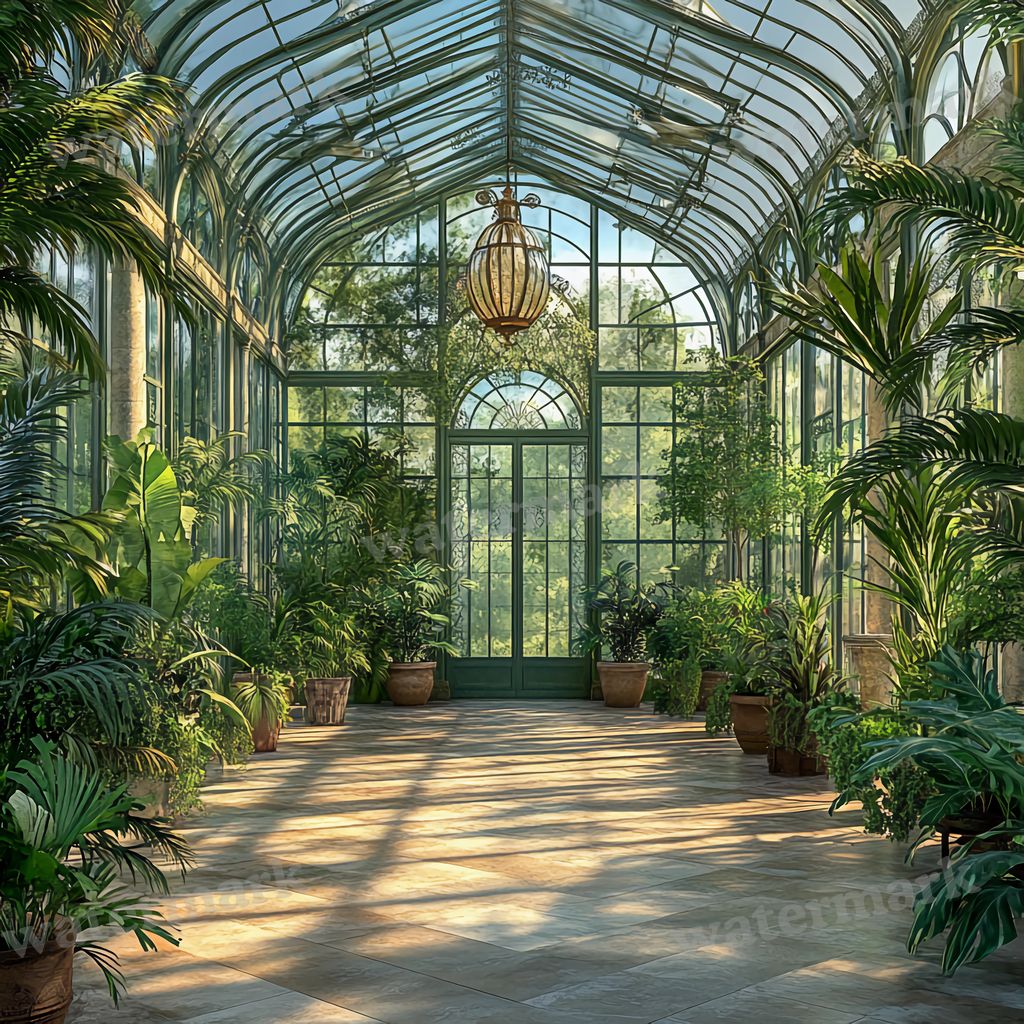Victorian Greenhouse Backdrop Images