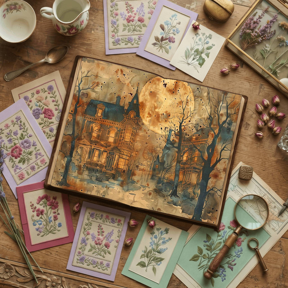 Victorian Life printable junk journal paper, page preview 7