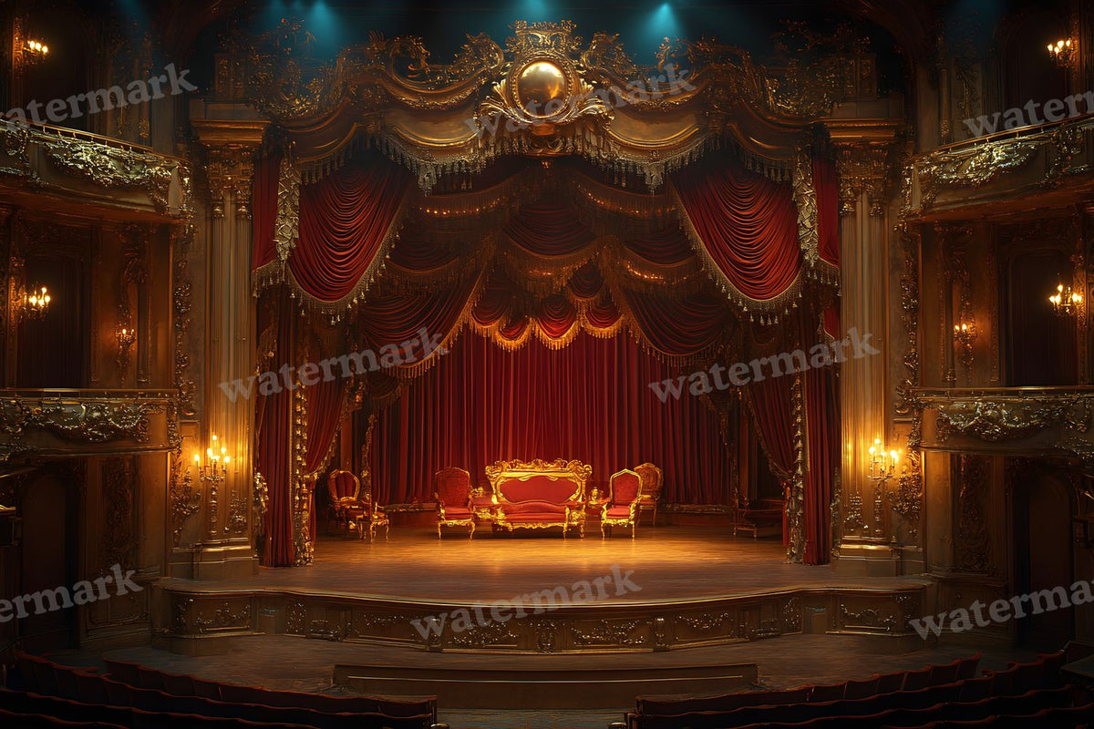 Victorian Opera Stage Backdrop Images