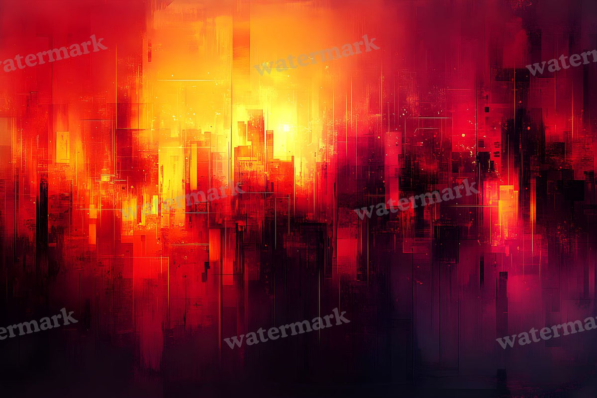 Vivid Modern Abstract digital photo backdrop for photo editing, preview 6