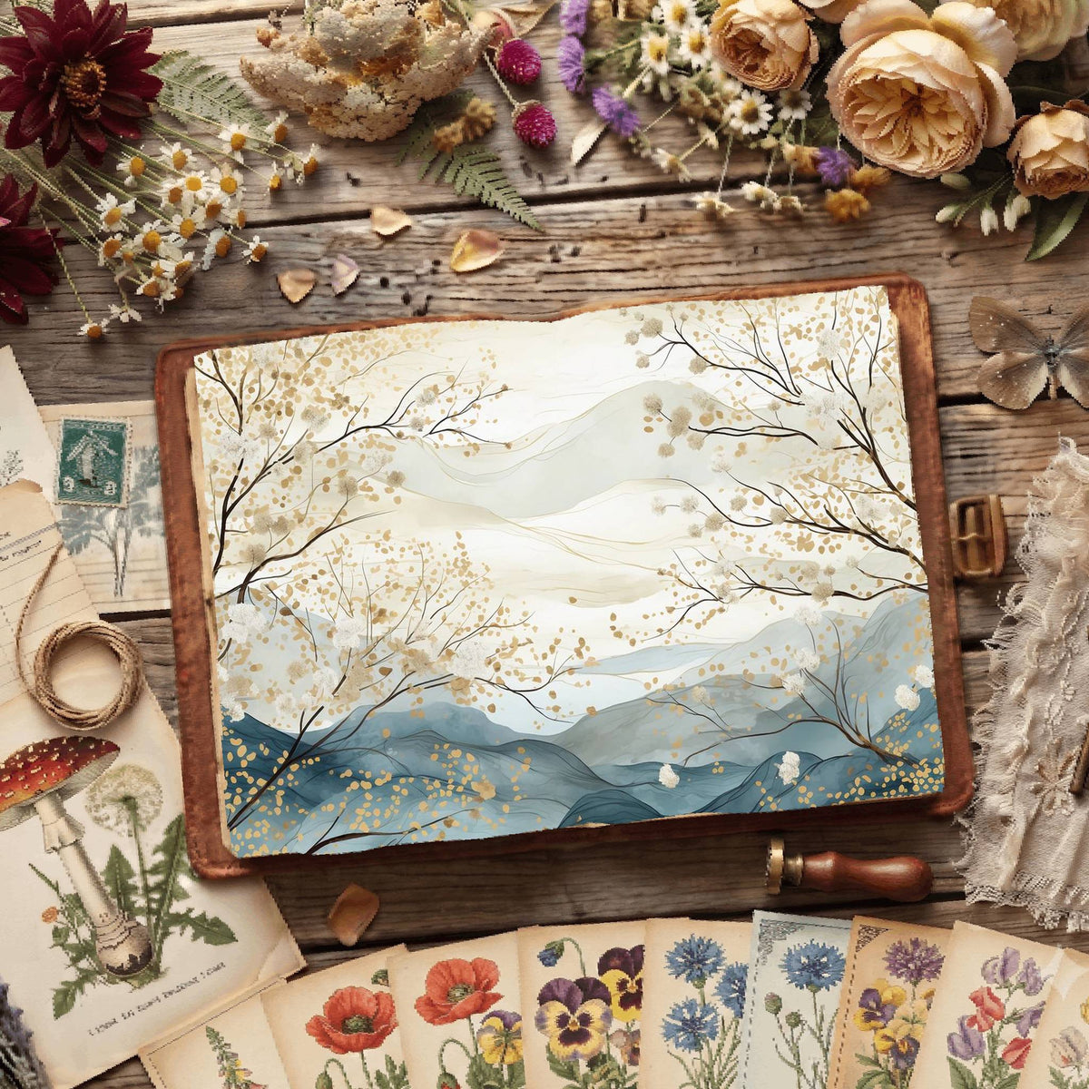 Winter Landscapes Digital Papers