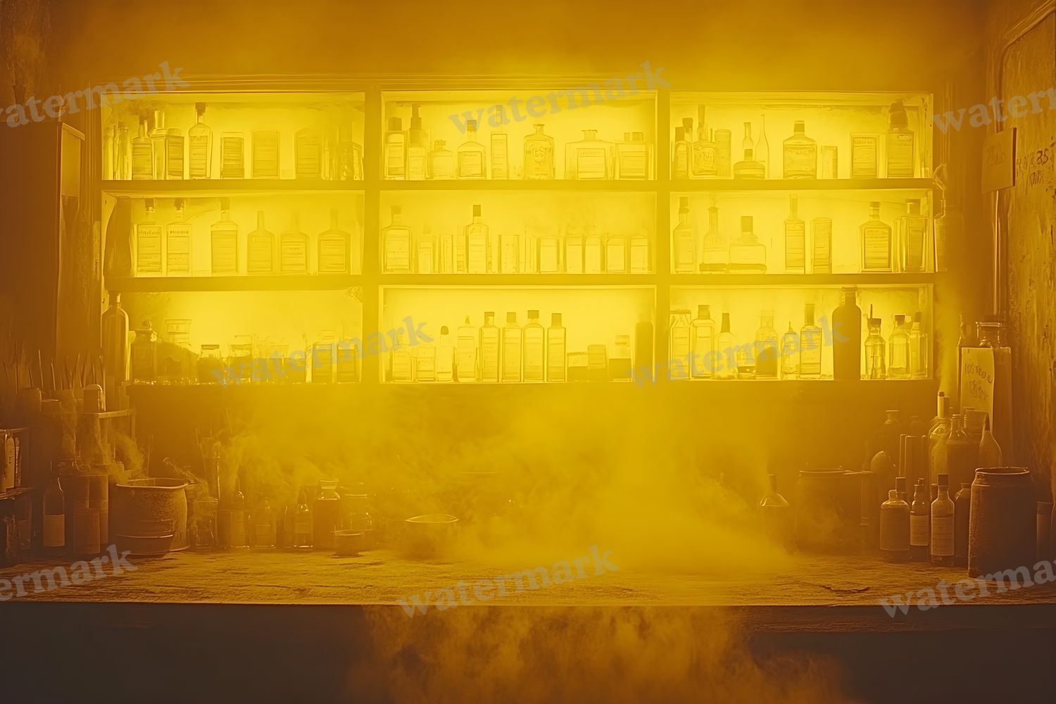 Witchs Apothecary Room Backdrop Images
