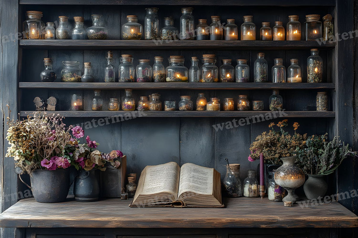 Witchs Apothecary Backdrop Images