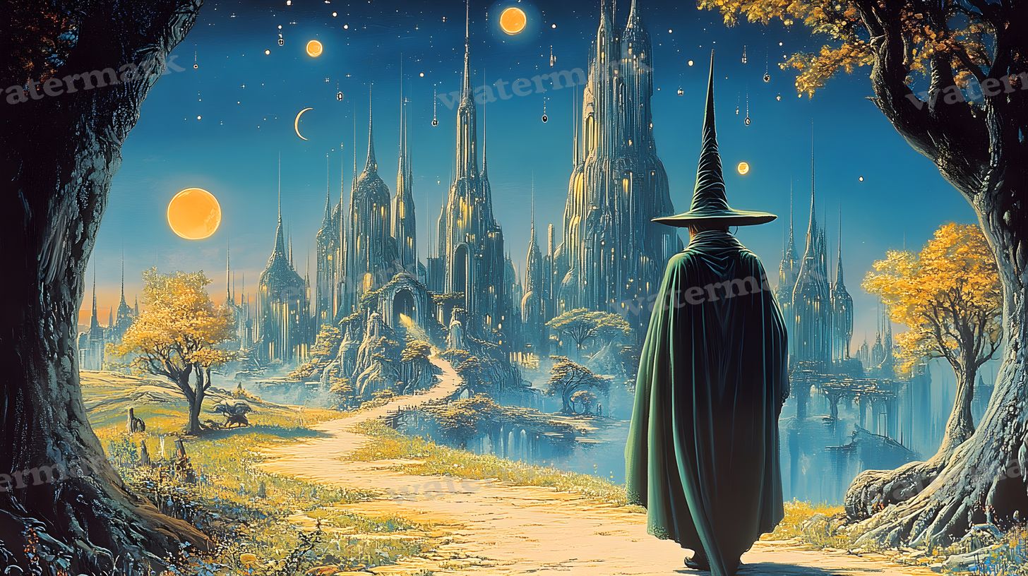 Wizard Walk Backdrop Images