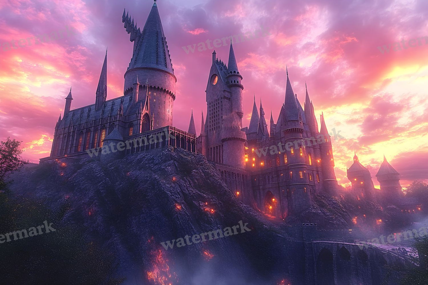 Wizarding School Backdrop Images
