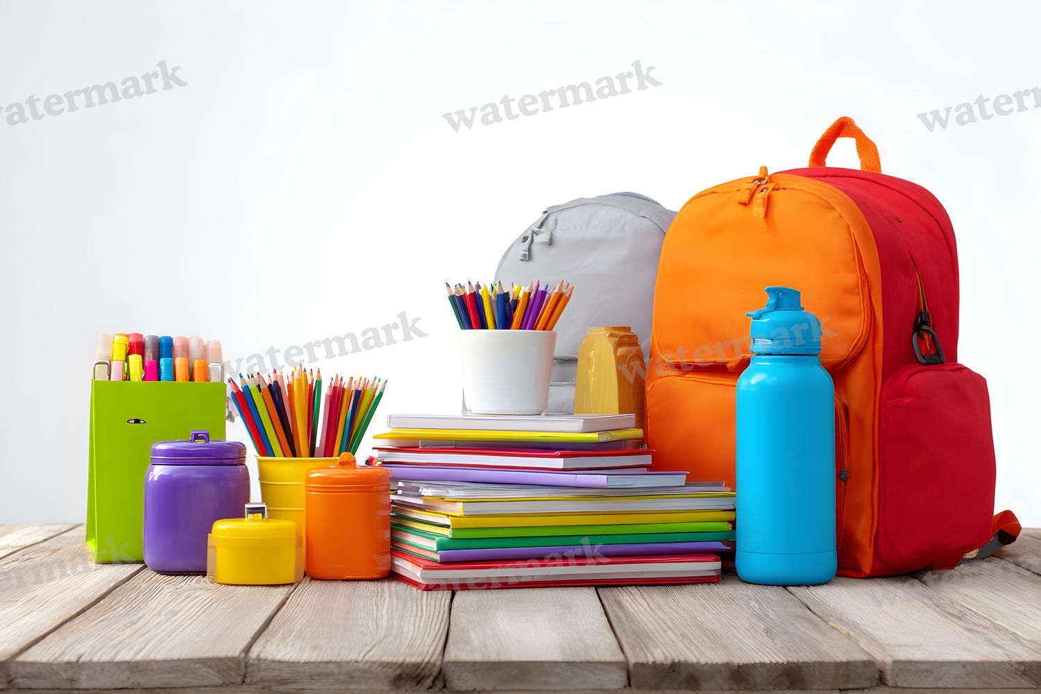 Wooden Table On White Backdrop Images