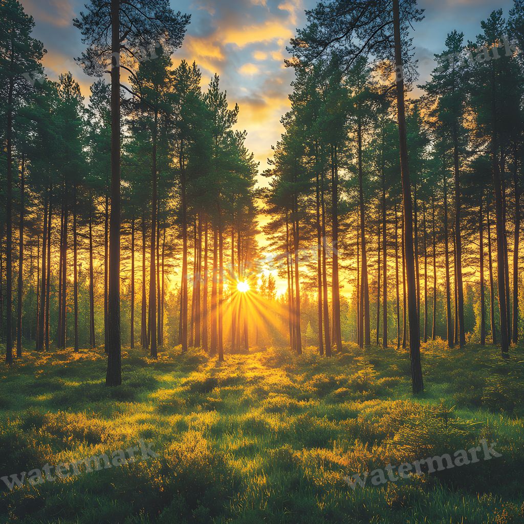 Woodland Cabin Backdrop Images