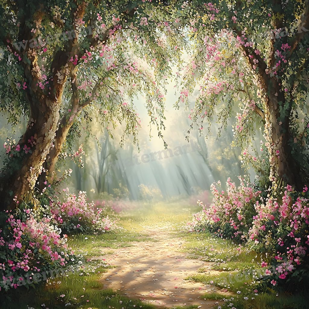 Woodland Glade Backdrop Images