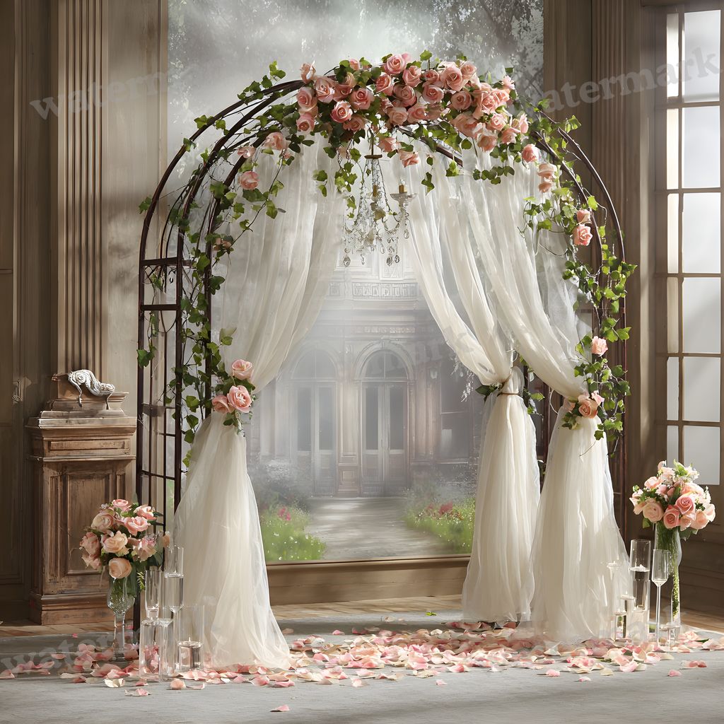 Wrought Iron Arch Decor Backdrop Images
