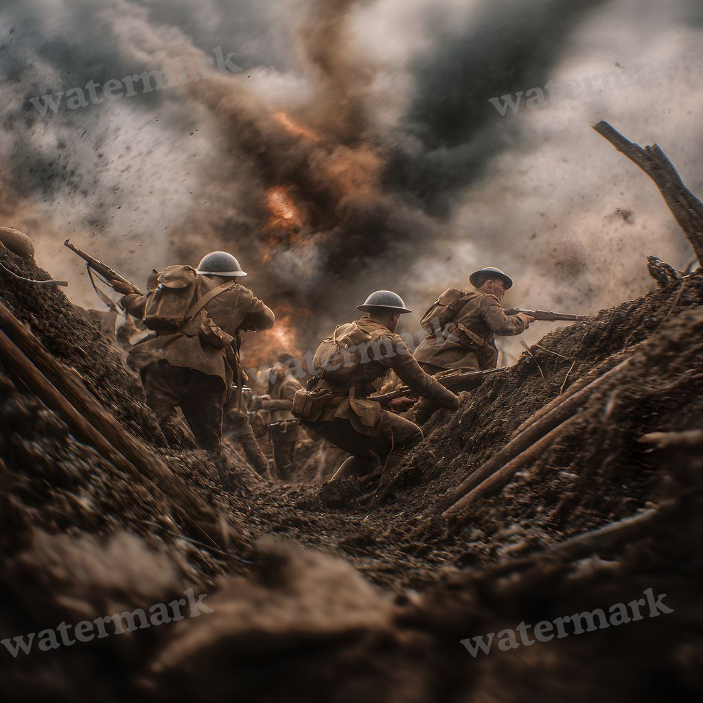 Ww Soldiercharging Backdrop Images