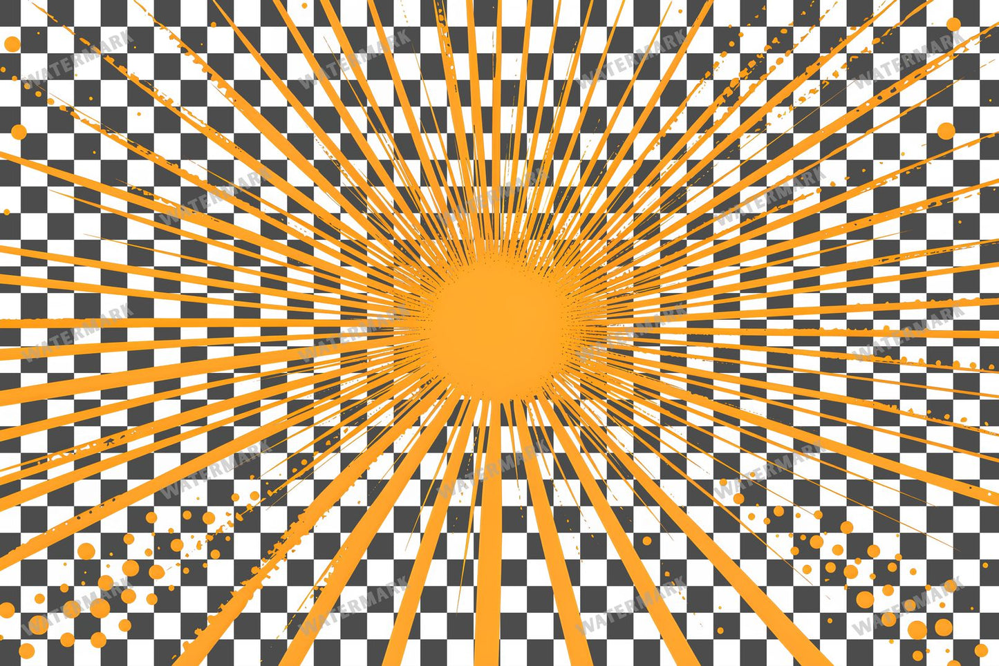 Yellow Starburst Star With Radiating Transparent Overlay Pngs