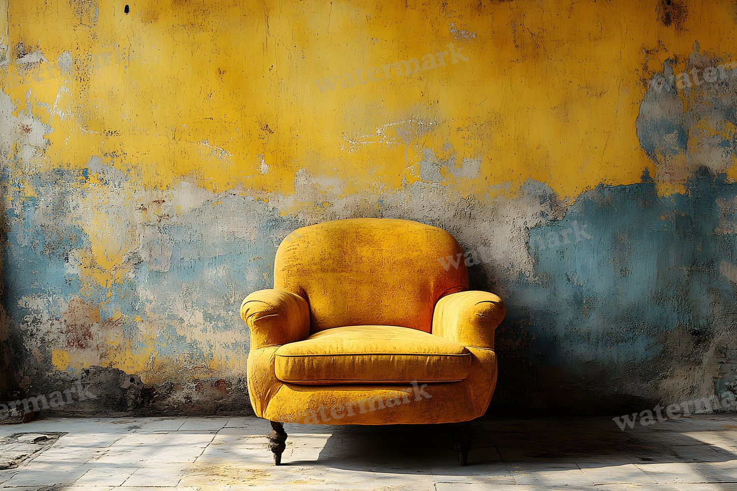 Yellow Vintage Room Backdrop Images