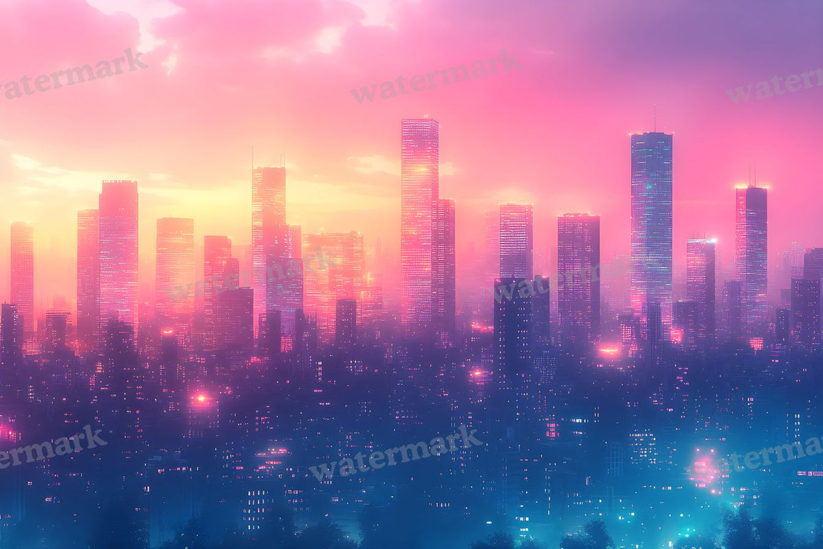 Abstract Skyline Backdrop Images