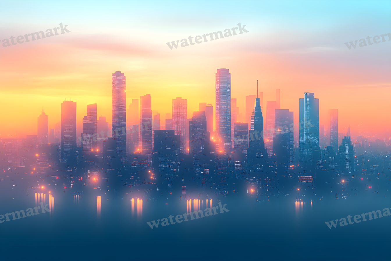 Abstract Skyline Backdrop Images