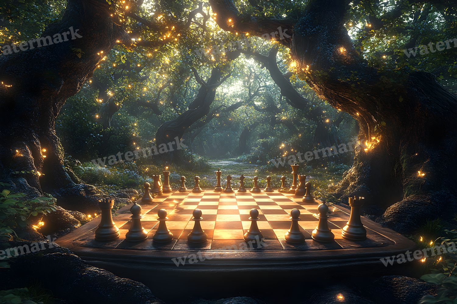 Alice Oversized Chessboard Backdrop Images