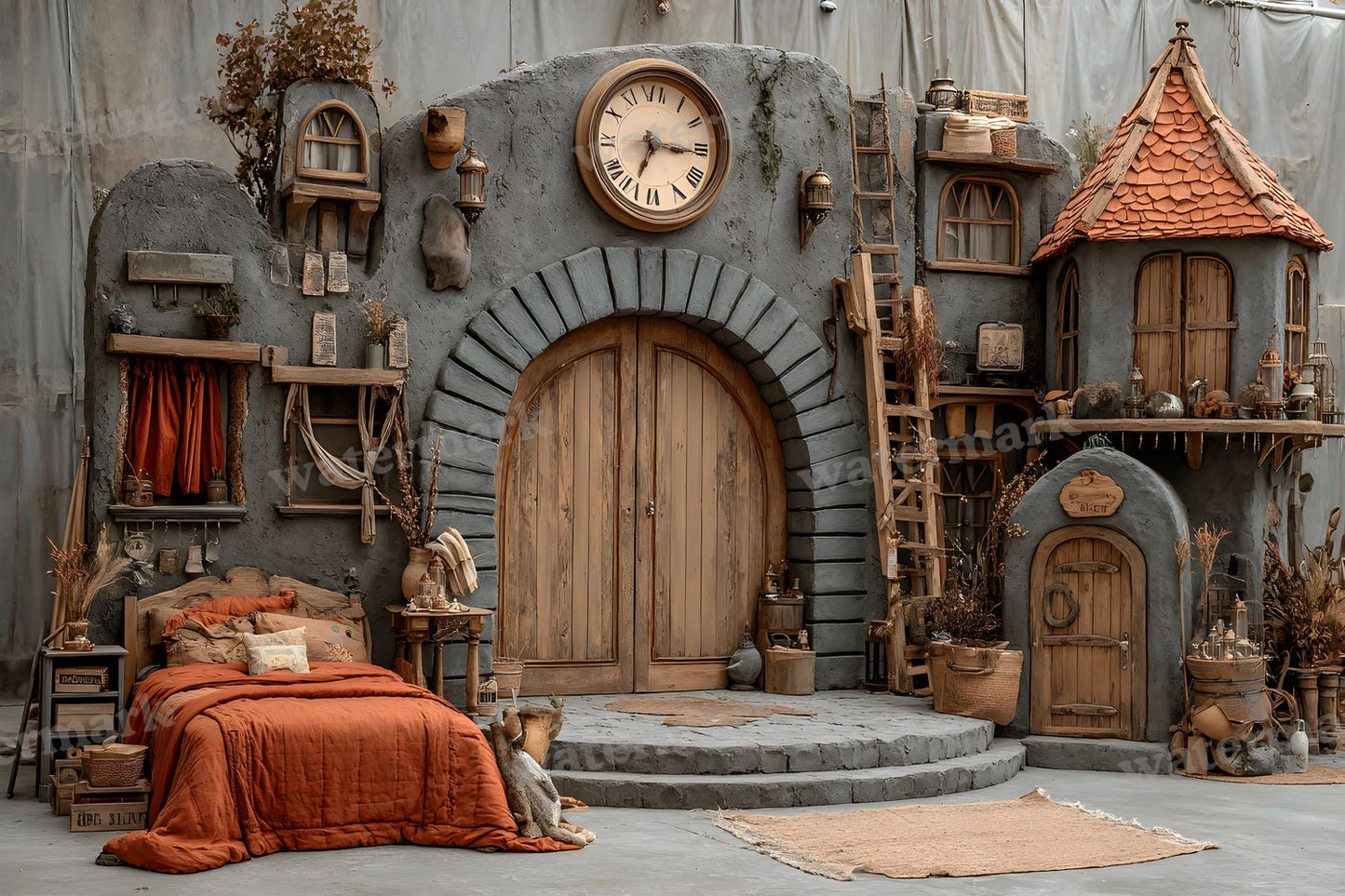 Alice Wonderland Rabbit Backdrop Images