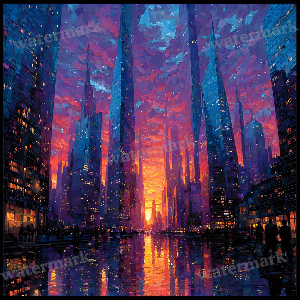 American Steampunk Cityscape Backdrop Images