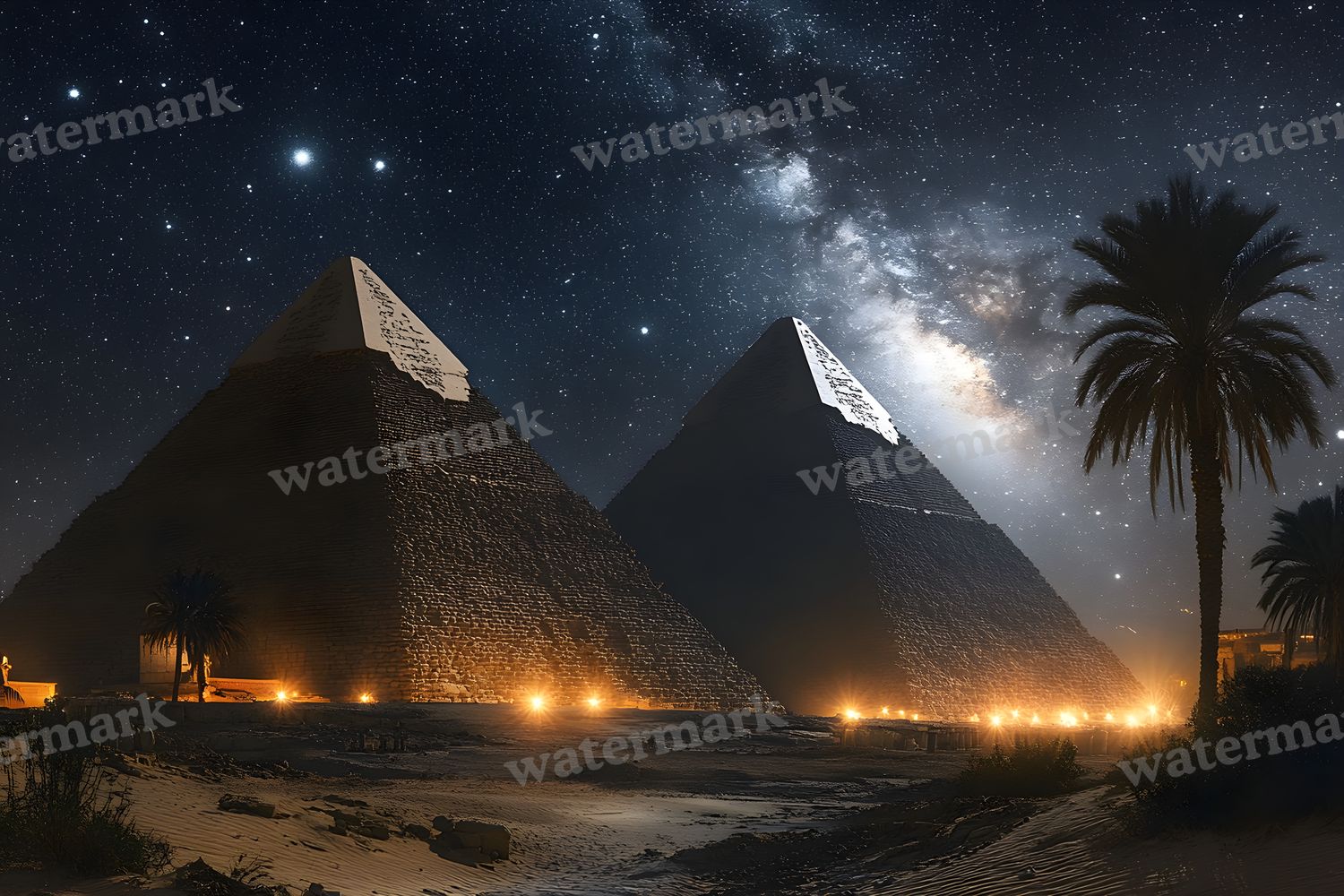 Ancient Egyptian Night Backdrop Images