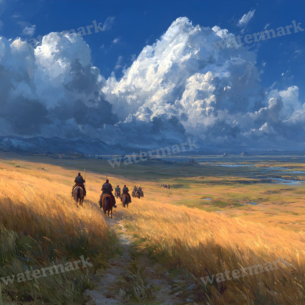 Ancient Mongolia Plains Backdrop Images