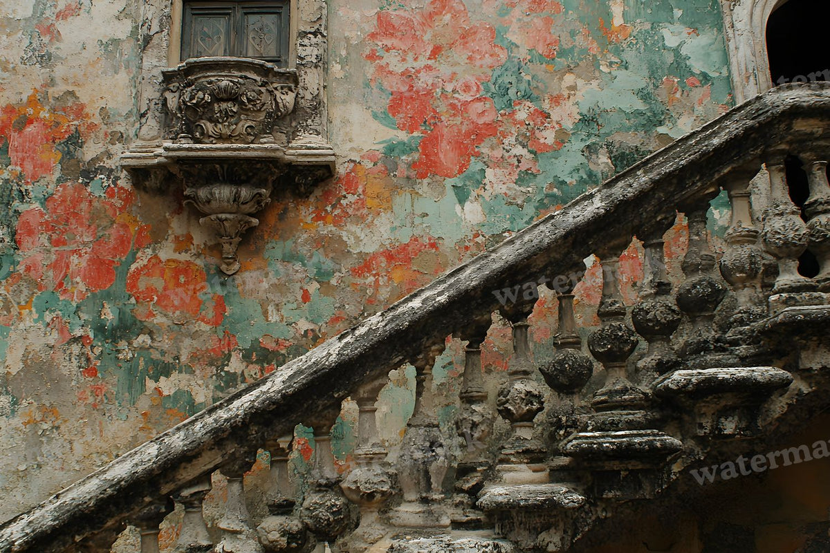 Baroque House digital photo backdrop for photo editing, preview 7