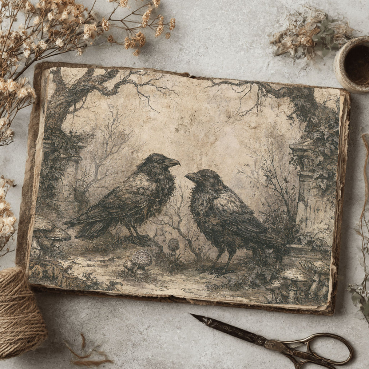 Enchanted Gothic Forest Journal Paper