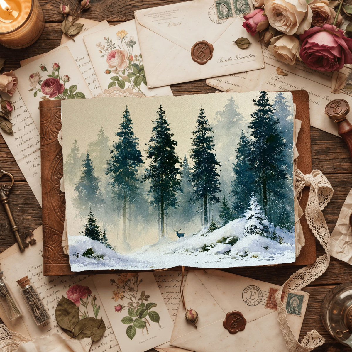 Fine Art Watercolor On Cotton Paper