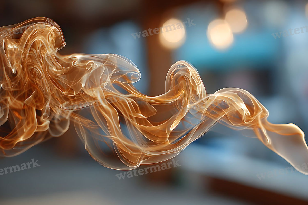 Orange Smoke Texture digital photo backdrop for photo editing, preview 7