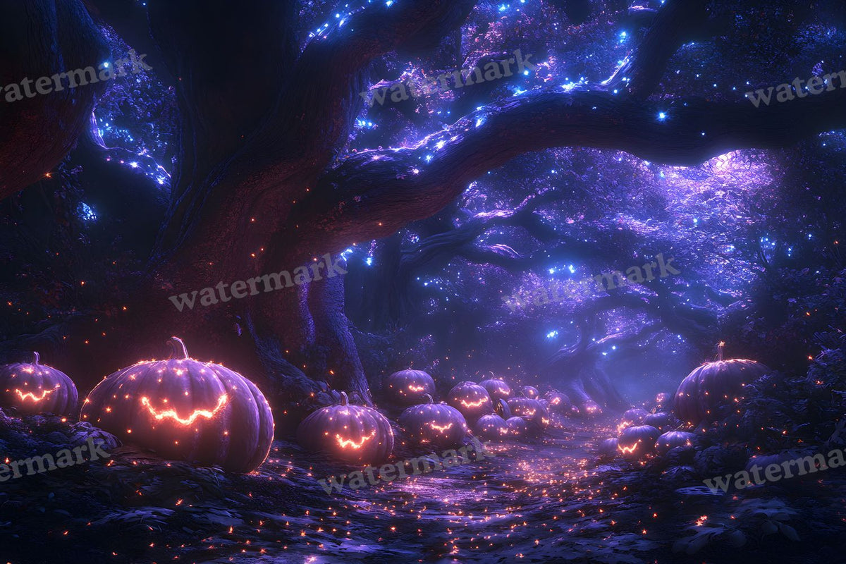 Pumpkin Grove Magic Backdrop Images