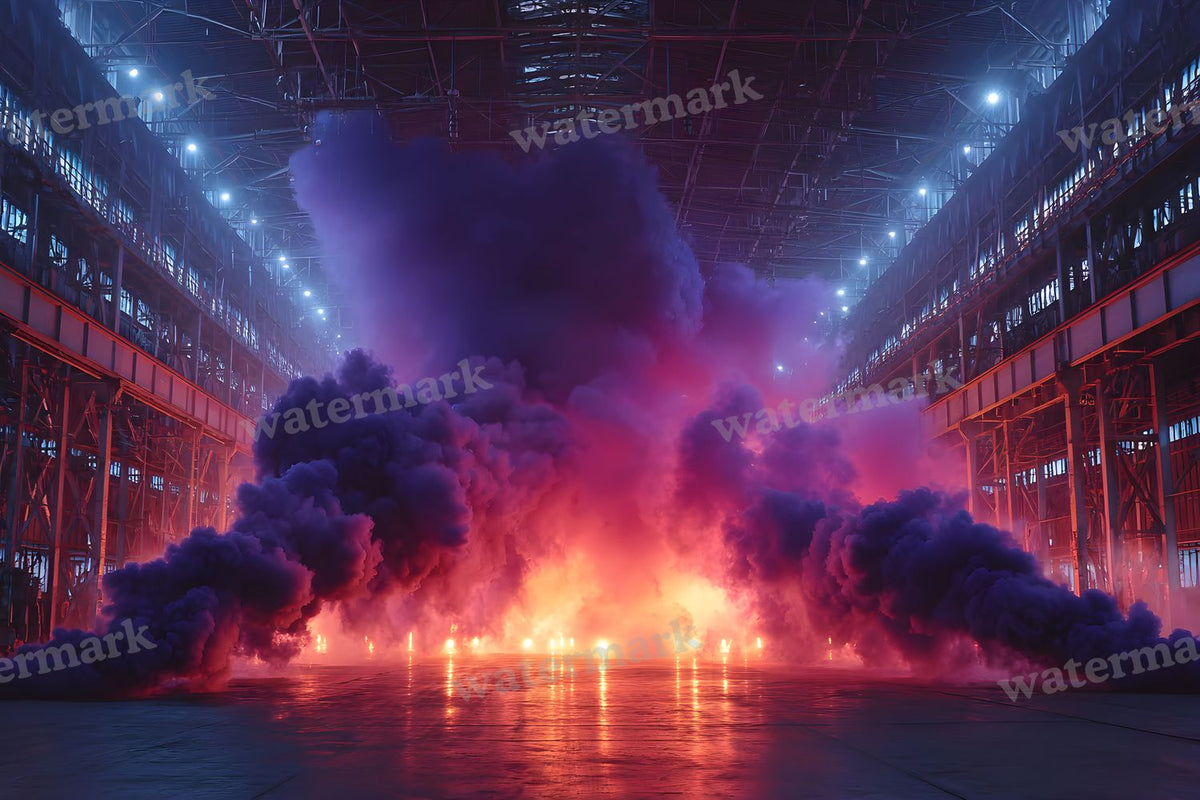 Purple Smoke Action Backdrop Images