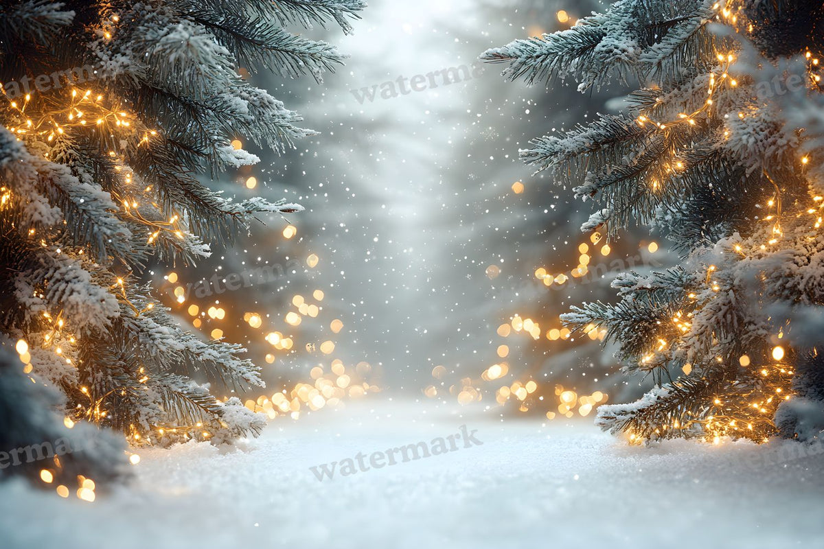 Snowy Forest Backdrop Images