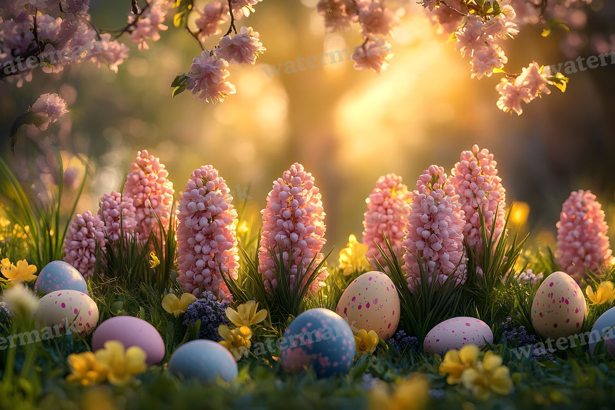 Spring Blossomeggscene Backdrop Images