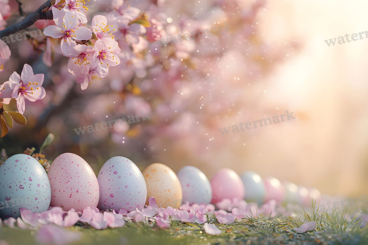 Spring Blossomeggscene Backdrop Images