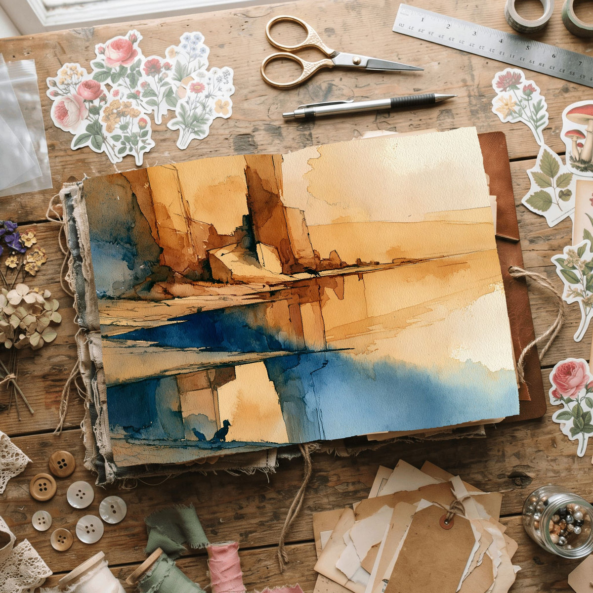 Warm Desert Landscape