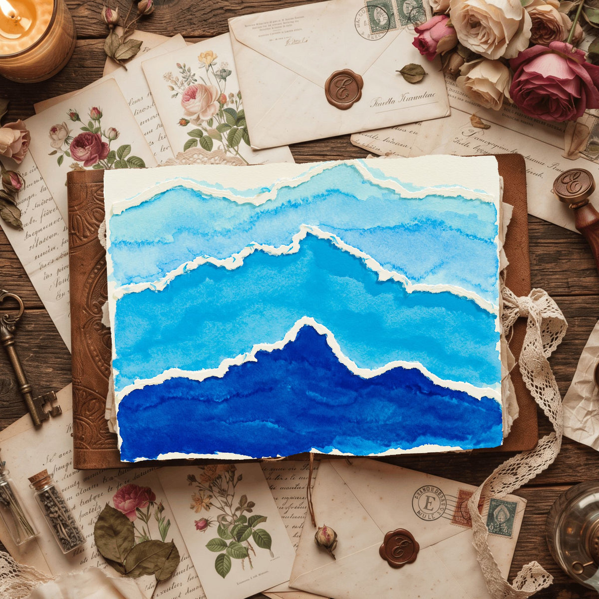 Water Wave Texture Pattern