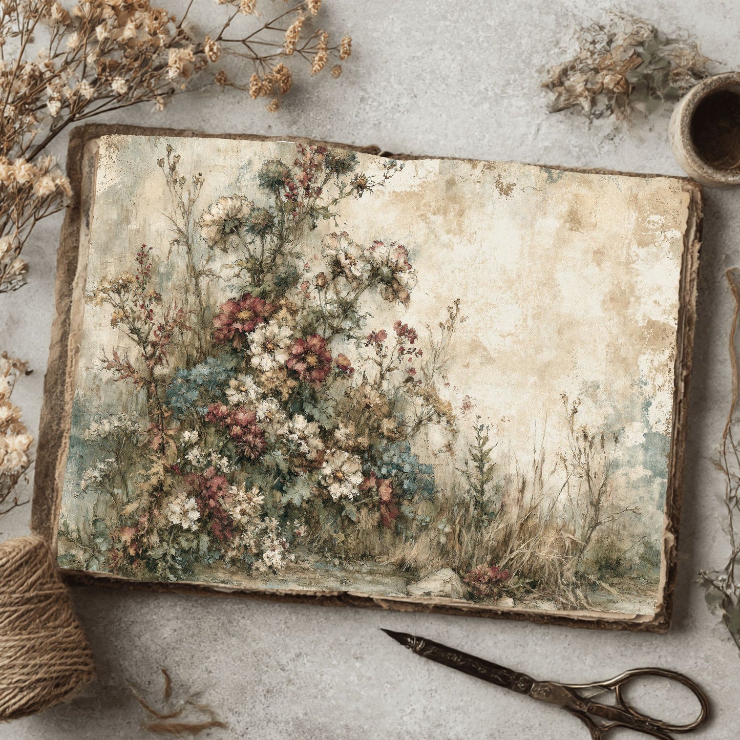 Wildflower Meadow Printable Paper