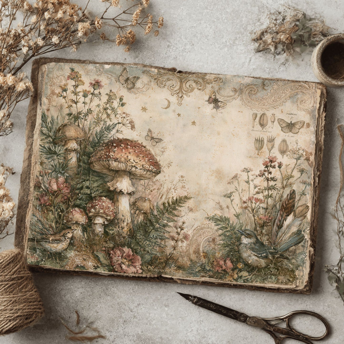 Woodland Hippie Ephemera Paper